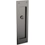 Baldwin Santa Monica Privacy Pocket Door Lock from the Estate Collection Lifetime Graphite Nickel