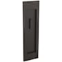Baldwin Single Santa Monica Style Pocket Door Interior Privacy Trim from the Estate Collection Venetian Bronze