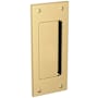 Baldwin Single Santa Monica Style Pocket Door Passage Trim from the Estate Collection Lifetime Polished Brass