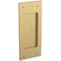 Baldwin Single Santa Monica Style Pocket Door Passage Trim from the Estate Collection Vintage Brass