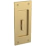 Baldwin Santa Monica Style Pocket Door Interior Privacy Trim from the Estate Collection Vintage Brass