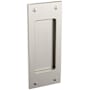 Baldwin Single Santa Monica Style Pocket Door Passage Trim from the Estate Collection Lifetime Satin Nickel
