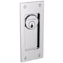 Baldwin Santa Monica Keyed Entry Pocket Door Lock from the Estate Collection Polished Chrome