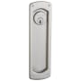 Baldwin Palo Alto Style Pocket Door Exterior Keyed Entry Trim from the Estate Collection Lifetime Satin Nickel