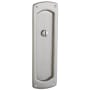 Baldwin Palo Alto Style Pocket Door Exterior Privacy Trim from the Estate Collection Lifetime Satin Nickel