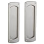 Baldwin Palo Alto Style Pocket Door Passage Trim Pair from the Estate Collection Lifetime Satin Nickel