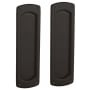 Baldwin Palo Alto Style Pocket Door Passage Trim Pair from the Estate Collection Oil Rubbed Bronze