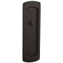 Baldwin Palo Alto Style Pocket Door Exterior Privacy Trim from the Estate Collection Venetian Bronze
