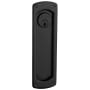 Baldwin Palo Alto Style Pocket Door Exterior Keyed Entry Trim from the Estate Collection Satin Black