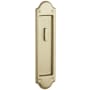 Baldwin Boulder Style Pocket Door Interior Privacy Trim from the Estate Collection Vintage Brass