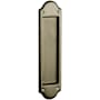 Baldwin Boulder Style Pocket Door Passage Trim Half Pair from the Estate Collection Satin Brass and Black