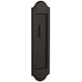Baldwin Boulder Style Pocket Door Interior Privacy Trim from the Estate Collection Oil Rubbed Bronze