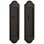 Baldwin Boulder Privacy Pocket Door Set with Door Pull from the Estate Collection Oil Rubbed Bronze