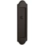 Baldwin Boulder Style Pocket Door Exterior Privacy Trim from the Estate Collection Venetian Bronze