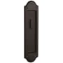 Baldwin Boulder Style Pocket Door Interior Privacy Trim from the Estate Collection Venetian Bronze