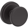 Baldwin Solvang Passage Door Knob Set with Stepped Round Rose from the Reserve Collection Venetian Bronze