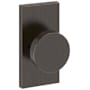 Baldwin Contemporary Privacy Door Knob Set with 5 Inch Rectangle Rose from the Reserve Collection Venetian Bronze