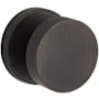 Baldwin Contemporary Privacy Door Knob with Round Rose Venetian Bronze