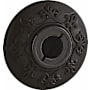 Baldwin R011 Privacy Rosette Only from the Estate Collection - Pair Oil Rubbed Bronze
