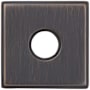 Baldwin Hollywood Hills Estate Square Rosette for Passage Functions - Pair Venetian Bronze