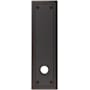 Baldwin Hollywood Hills Estate Rectangular Rosette for Privacy Functions - Pair Venetian Bronze