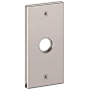 Baldwin R052 Rectangular Dummy Rosette Only from the Estate Collection - Pair Lifetime Polished Nickel