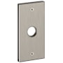 Baldwin R052 Rectangular Dummy Rosette Only from the Estate Collection - Pair Lifetime Satin Nickel