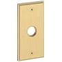 Baldwin R053 Rectangular Dummy Rosette Only from the Estate Collection - Single Vintage Brass