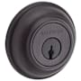 Baldwin Traditional Round SmartKey Single Cylinder Keyed Entry Deadbolt Venetian Bronze