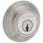 Baldwin Traditional Round SmartKey Single Cylinder Keyed Entry Deadbolt Satin Nickel