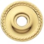 Baldwin 5004 Dummy Rosette Only from the Estate Collection - Single Lifetime Polished Brass