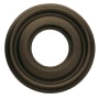 Baldwin 5010 Dummy Rosette Only from the Estate Collection - Single Satin Brass and Black