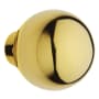 Baldwin Individual Estate Knob without Rosettes Lifetime Polished Brass