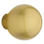 Baldwin Individual Estate Knob without Rosettes Lifetime PVD Satin Brass