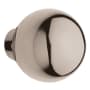 Baldwin Individual Estate Knob without Rosettes Lifetime Polished Nickel