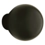 Baldwin Individual Estate Knob without Rosettes Satin Black