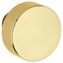 Baldwin Pair of Estate Knobs without Rosettes Lifetime Polished Brass