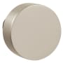 Baldwin Pair of Estate Knobs without Rosettes Lifetime Satin Nickel