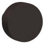 Baldwin Pair of Estate Knobs without Rosettes Oil Rubbed Bronze