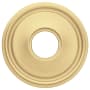 Baldwin 5070 Dummy Rosette Only from the Estate Collection - Pair Satin Brass and Brown