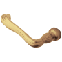Baldwin Single Left Hand Estate Lever Minus Rosettes Vintage Brass
