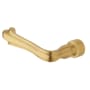Baldwin Single Left Hand Estate Lever Minus Rosettes Lifetime PVD Satin Brass