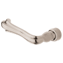 Baldwin Single Left Hand Estate Lever Minus Rosettes Lifetime Polished Nickel