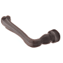 Baldwin Single Left Hand Estate Lever Minus Rosettes Venetian Bronze