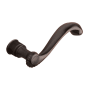 Baldwin Pair of Estate Rope Levers without Rosettes Venetian Bronze
