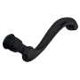 Baldwin Pair of Estate Rope Levers without Rosettes Distressed Oil Rubbed Bronze