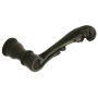 Baldwin Pair of Estate Levers without Rosettes Satin Black