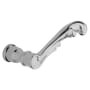 Baldwin Pair of Estate Levers without Rosettes Polished Chrome