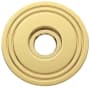 Baldwin 5147 Privacy Rosette Only from the Estate Collection - Pair Lifetime Polished Brass