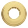 Baldwin 5155 Privacy Rosette Only from the Estate Collection - Pair Lifetime PVD Satin Brass